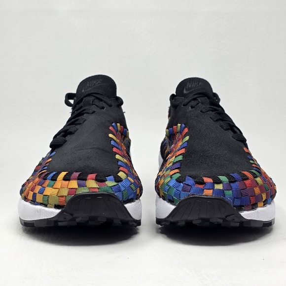 Nike Women Air Footscape Woven Black Multicolor Rainbow FB1959-002 Size 10.5 New - Picture 8 of 10